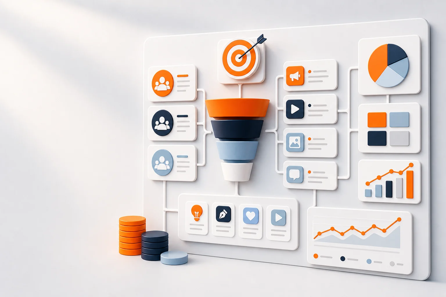 Цели, аудитория, контентная воронка и KPI SMM-стратегии